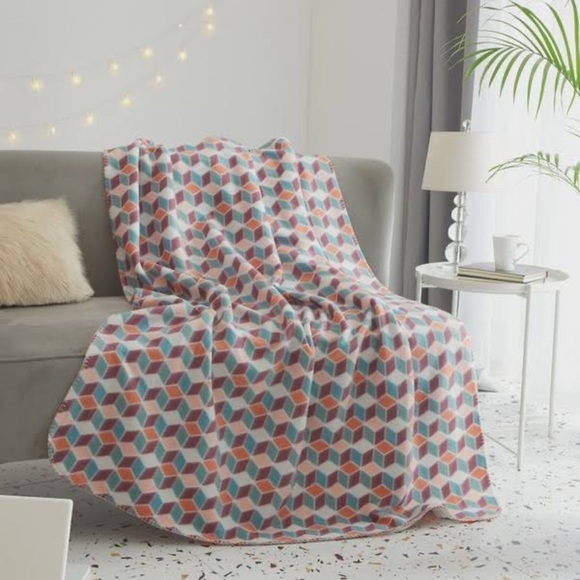 Mainstays Other - Mainstays Fleece Throw Blanket, 50" x 60", Geo NEW